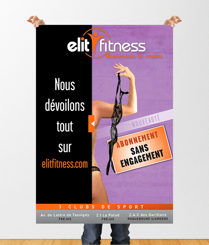 Affiche Elitfitness Fréjus Var